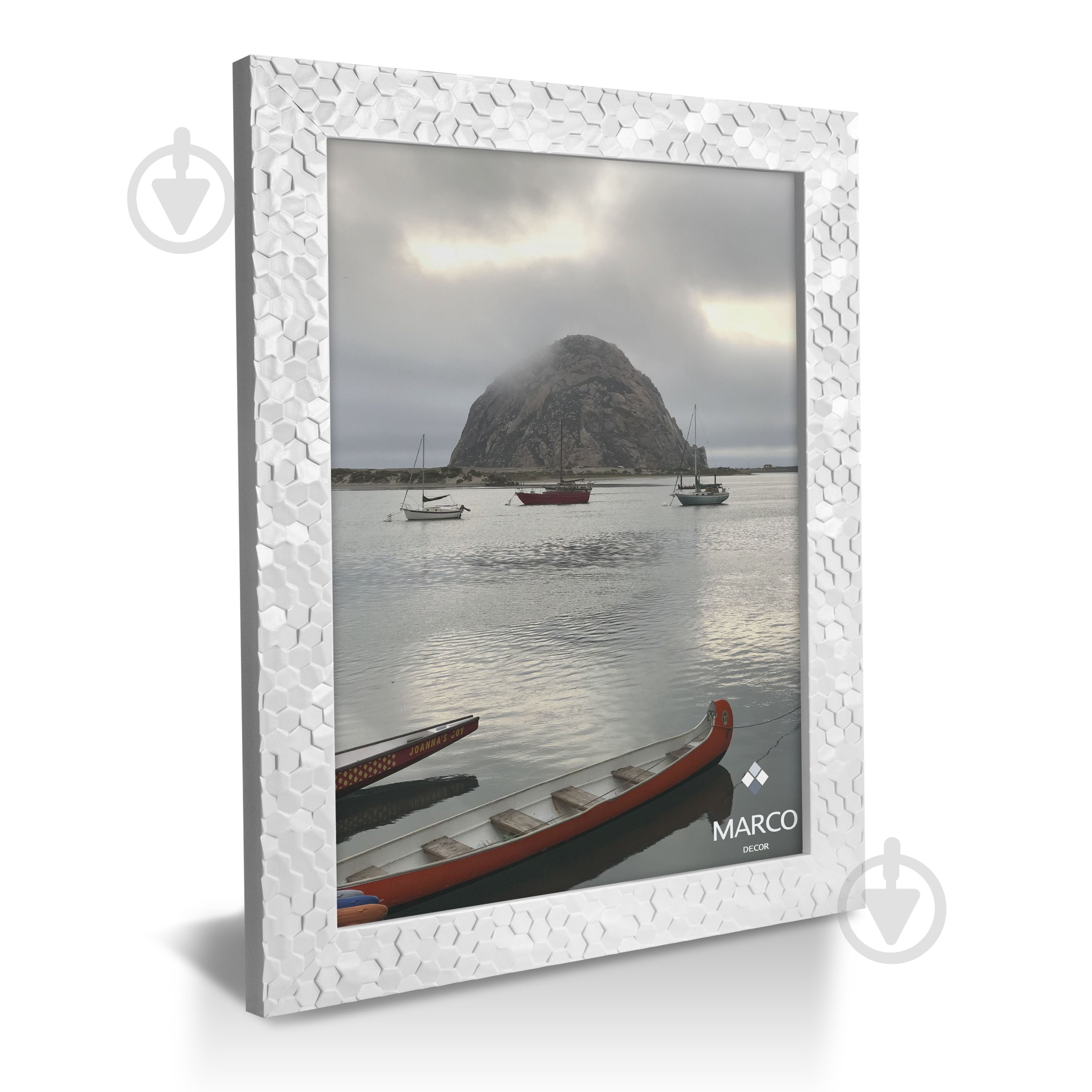 Рамка для фотографии со стеклом MARCO decor 2712AM 1 фото 30х40 см белый - фото 2