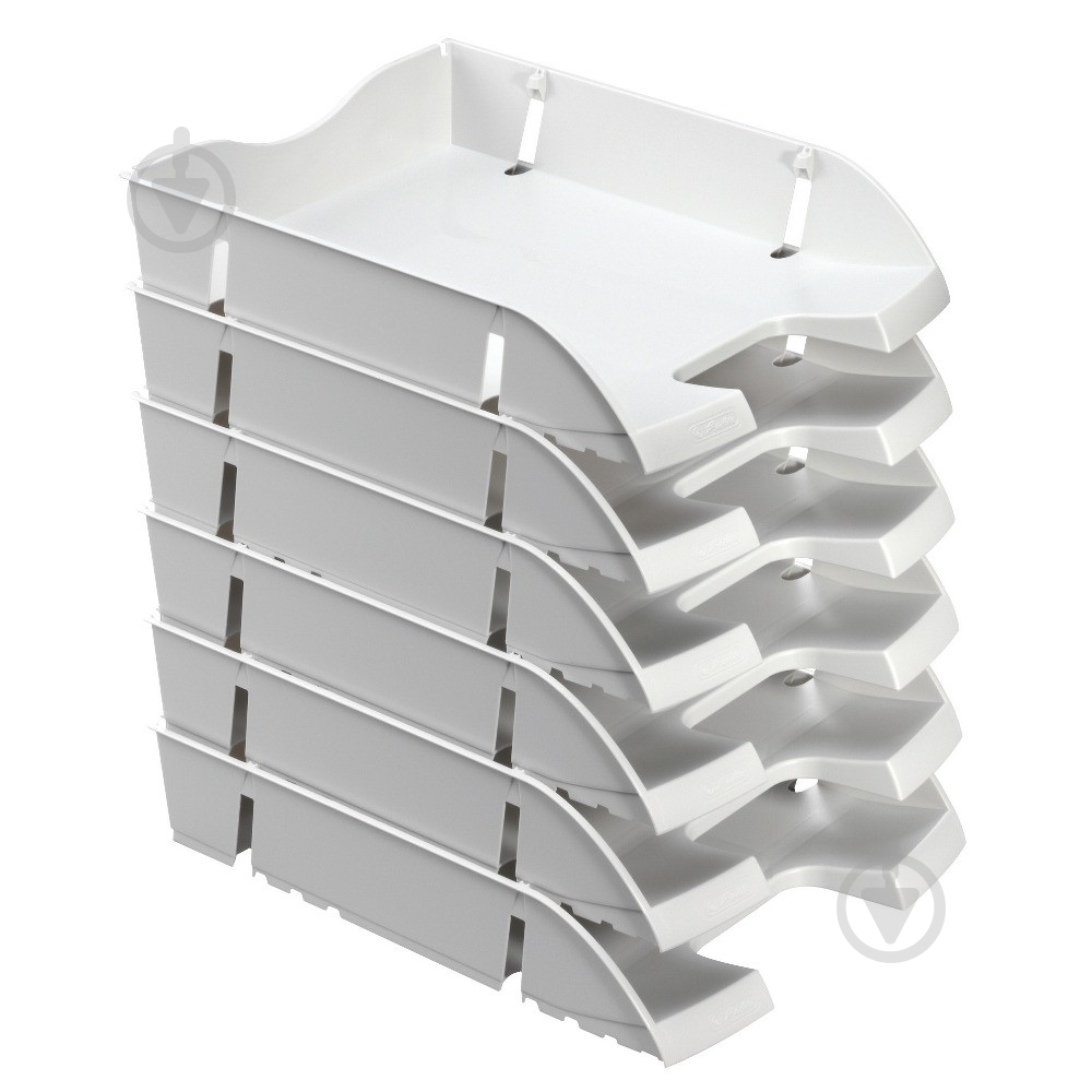 Лоток для бумаг горизонтальный space R-PET Solid серый 11247103 Herlitz - фото 3