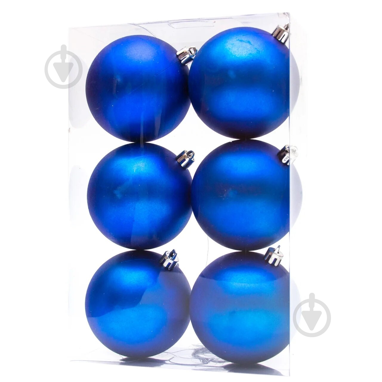 Набор шаров Девилон 6 шт., 8х16х24см, 250294 синий - фото 1 Набор шаров Девилон 6 шт., 8х16х24см, 250294 синий - фото 1