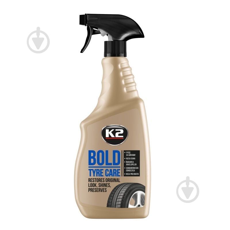 Средство K2 для ухода за шинами BOLD K157 700 мл - фото 1