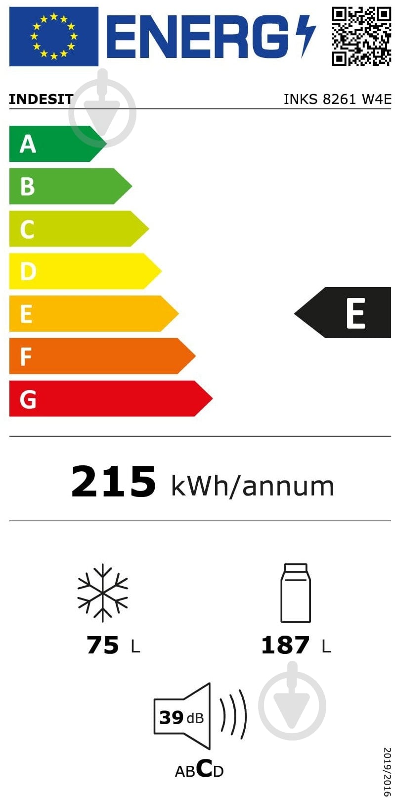 Холодильник Indesit INKS 8261 W4E - фото 5 Холодильник Indesit INKS 8261 W4E - фото 5