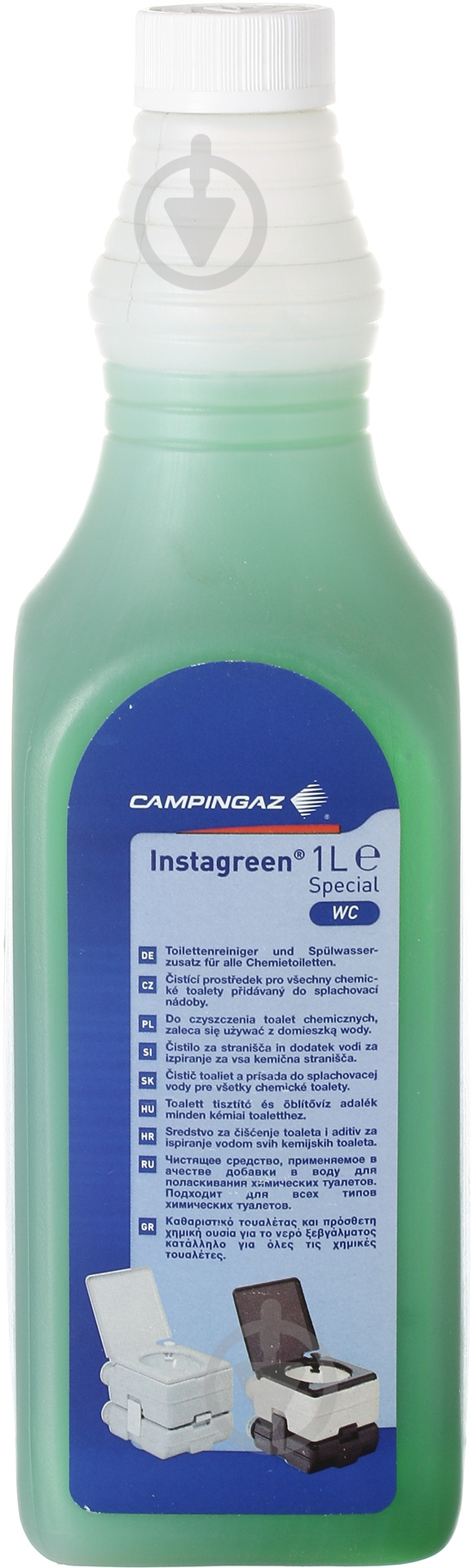 Жидкость для биотуалетов Campingaz Instagreen 1 л - фото 1 Жидкость для биотуалетов Campingaz Instagreen 1 л - фото 1