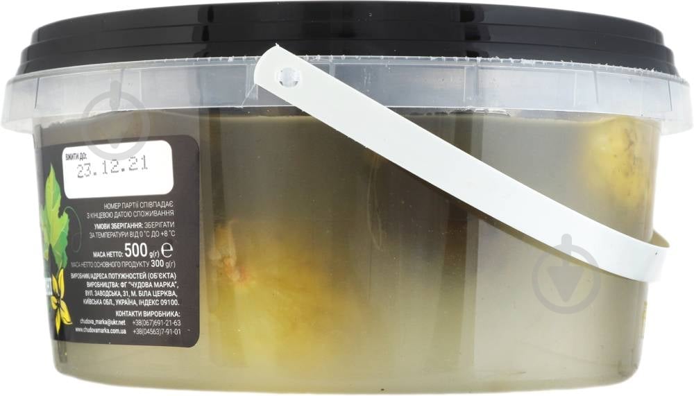 Огурец Чудова марка соленые 500 г ведро - фото 2