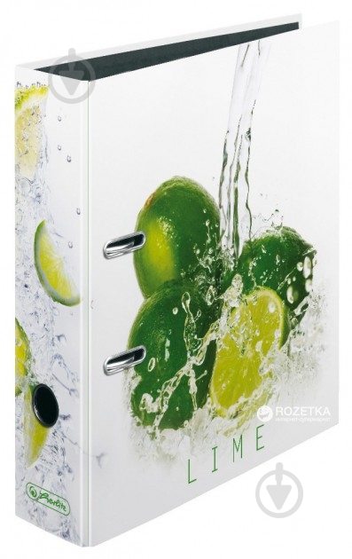 Папка-регистратор Fresh Fruit Lime А4 8 см 11306008 Herlitz - фото 1