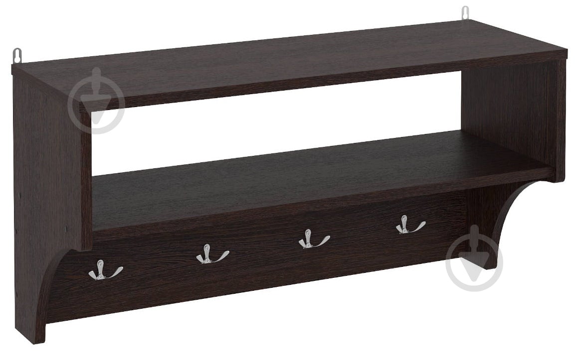 Вешалка настенная Компанит В-4 венге - фото 1