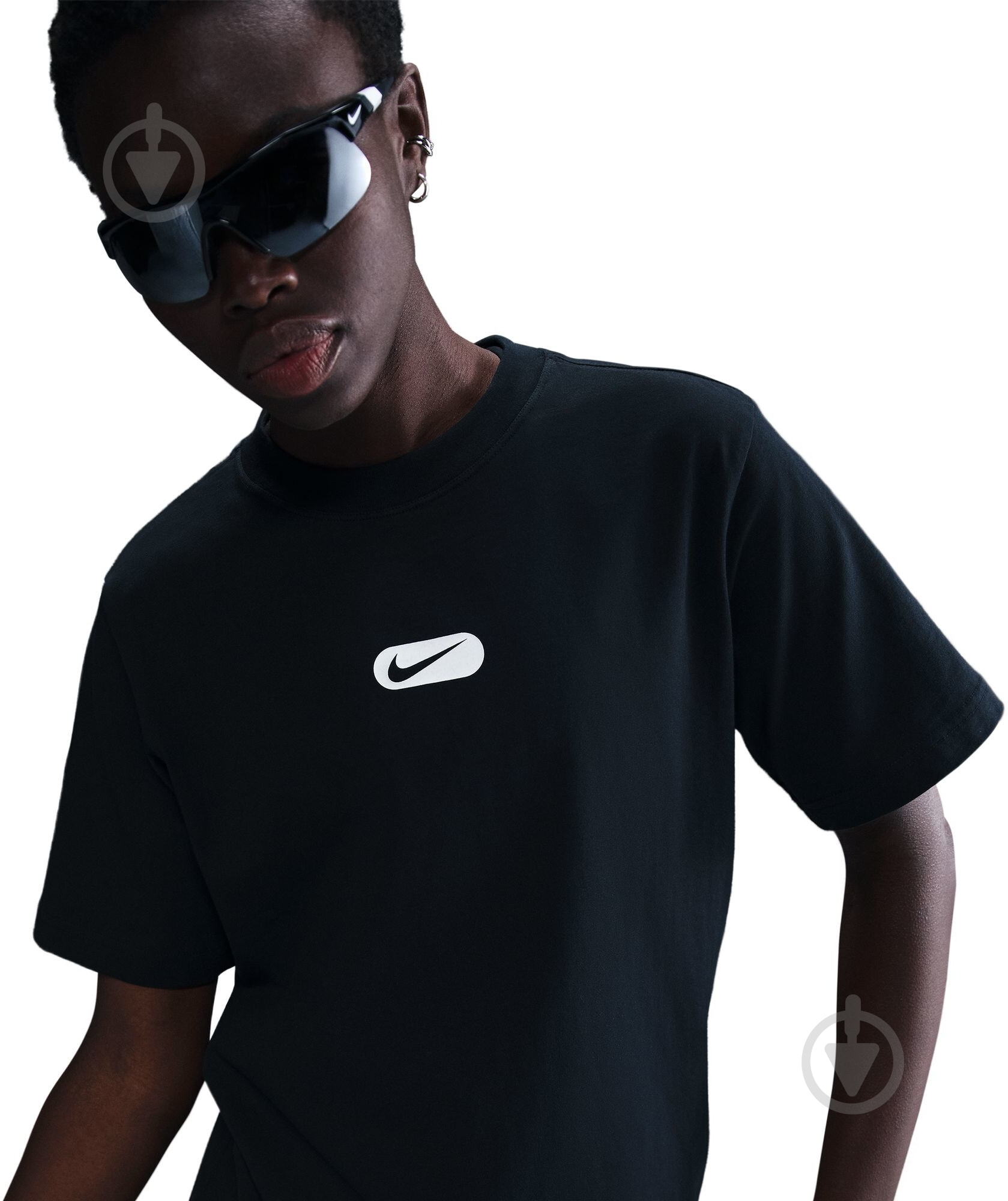 Футболка Nike W NSW CLUB SS TEE OC SWOOSH HQ1698-010 р.XS чорний - фото 4