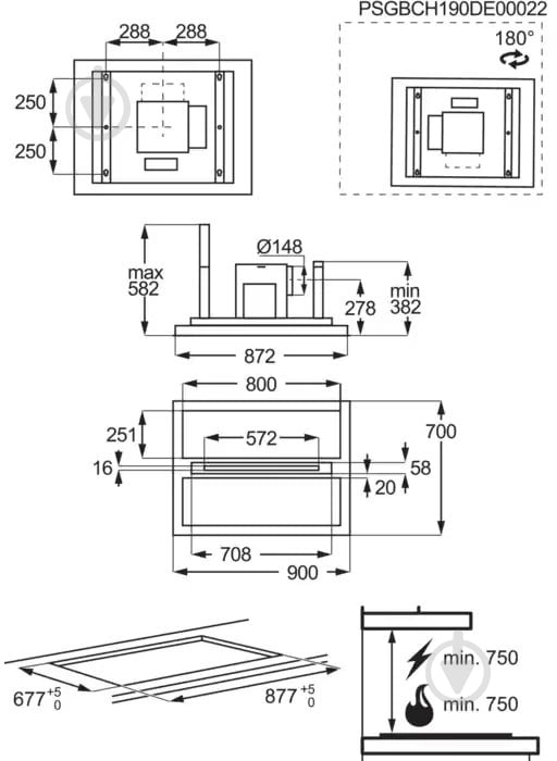 Вытяжка AEG DCE5960HM - фото 10