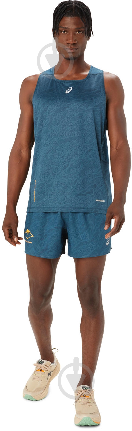 Майка Asics FUJITRAIL SINGLET 2011C984_400 р.S зеленый - фото 7
