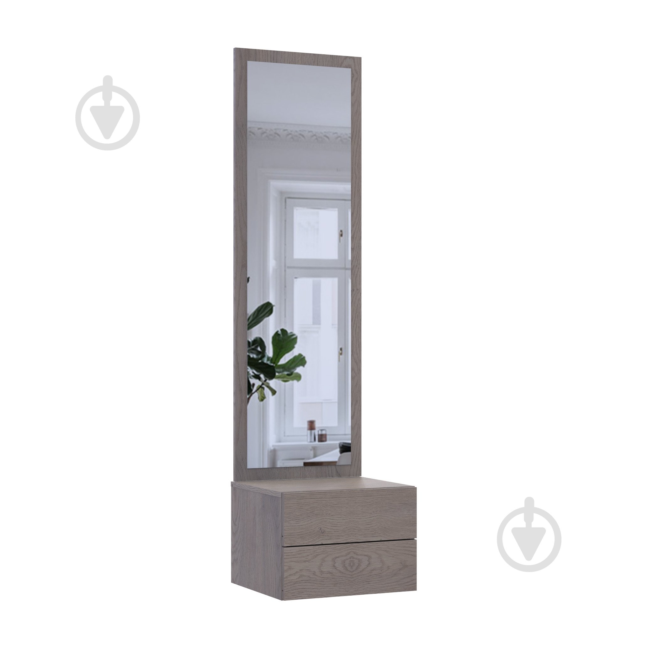 Тумба навісна Doros Сола 450x1686x400 мм каннол/каннол - фото 5