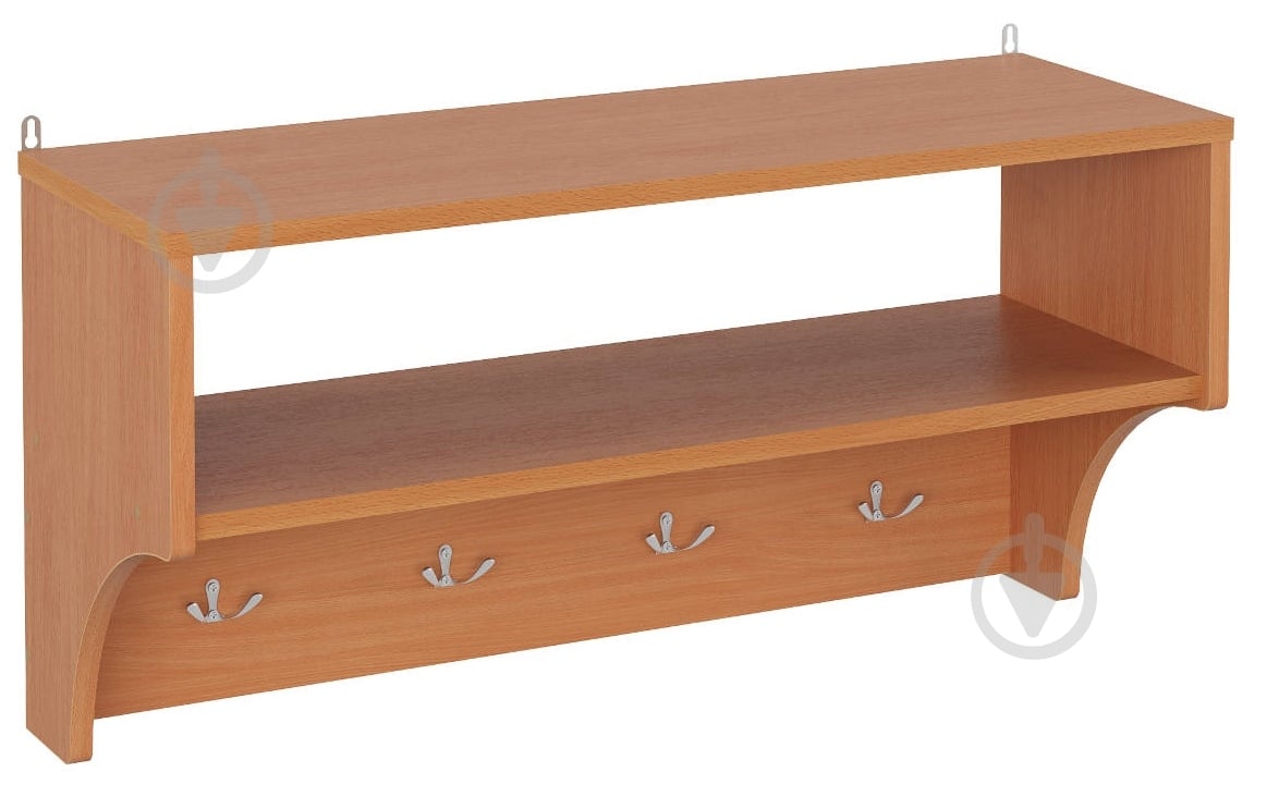 Вешалка настенная Компанит В-4 бук - фото 1 Вешалка настенная Компанит В-4 бук - фото 1