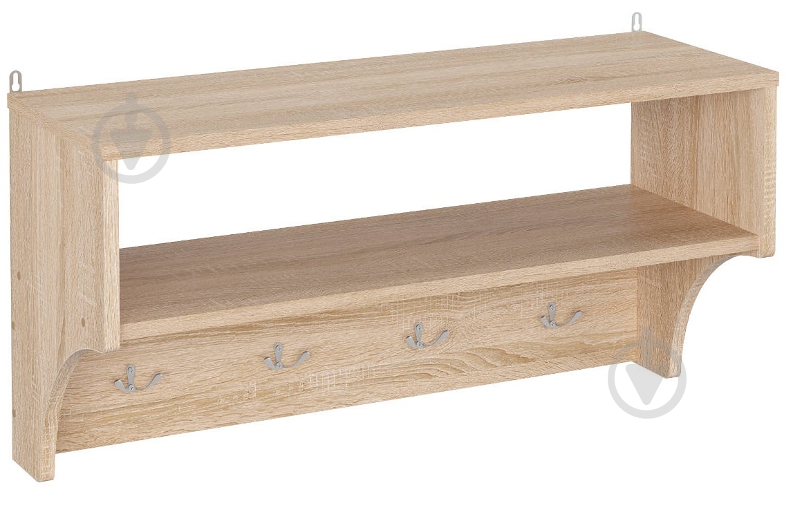 Вешалка настенная Компанит В-4 дуб сонома - фото 1