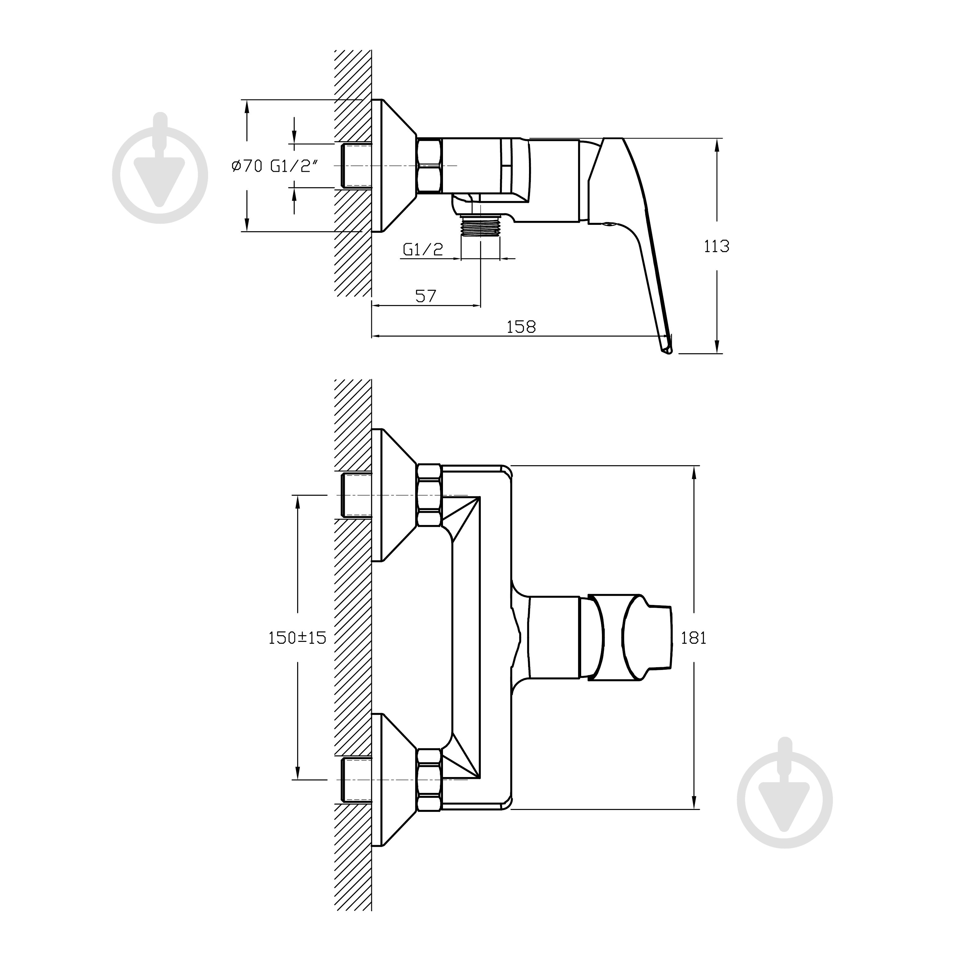 Смеситель для душа Koller Pool Twist TW0400 - фото 4 Смеситель для душа Koller Pool Twist TW0400 - фото 4