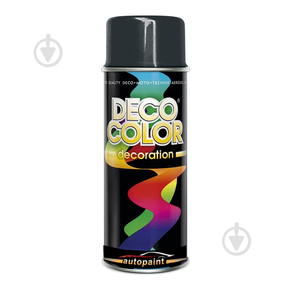 Фарба аерозольна RAL 7016 антрацит DecoColor 400 мл - фото 1 Фарба аерозольна RAL 7016 антрацит DecoColor 400 мл - фото 1