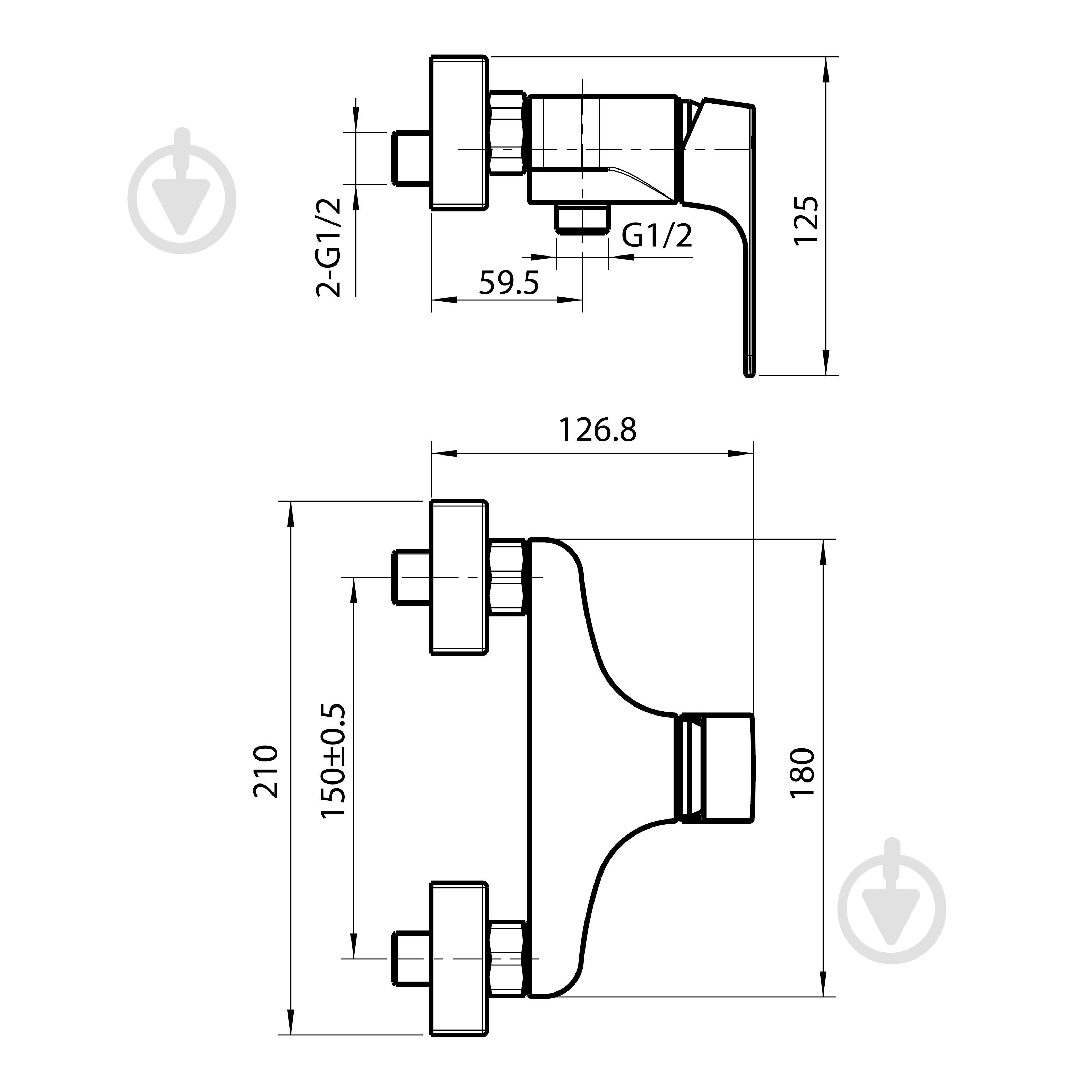 Смеситель для душа Koller Pool Neon Cube - фото 4