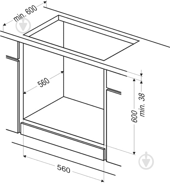 Духова шафа Hansa BOES 68427 - фото 7