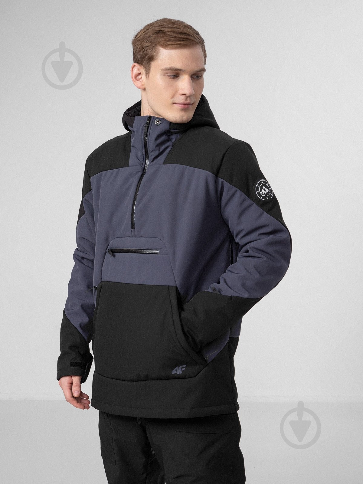 Анорак чоловічий демісезонний 4F SOFTSHELL SFM002F H4Z22-SFM002F-20S р.L синій - фото 1 Анорак чоловічий демісезонний 4F SOFTSHELL SFM002F H4Z22-SFM002F-20S р.L синій - фото 1