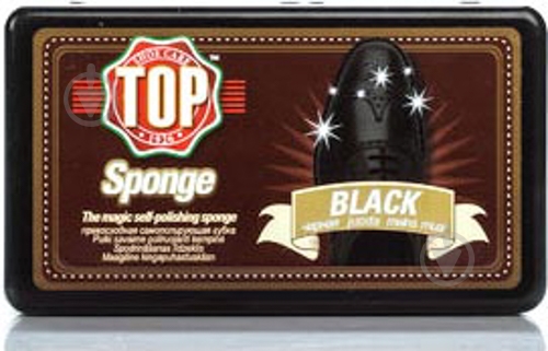 Губка-блеск для обуви TOP черный - фото 1 Губка-блеск для обуви TOP черный - фото 1