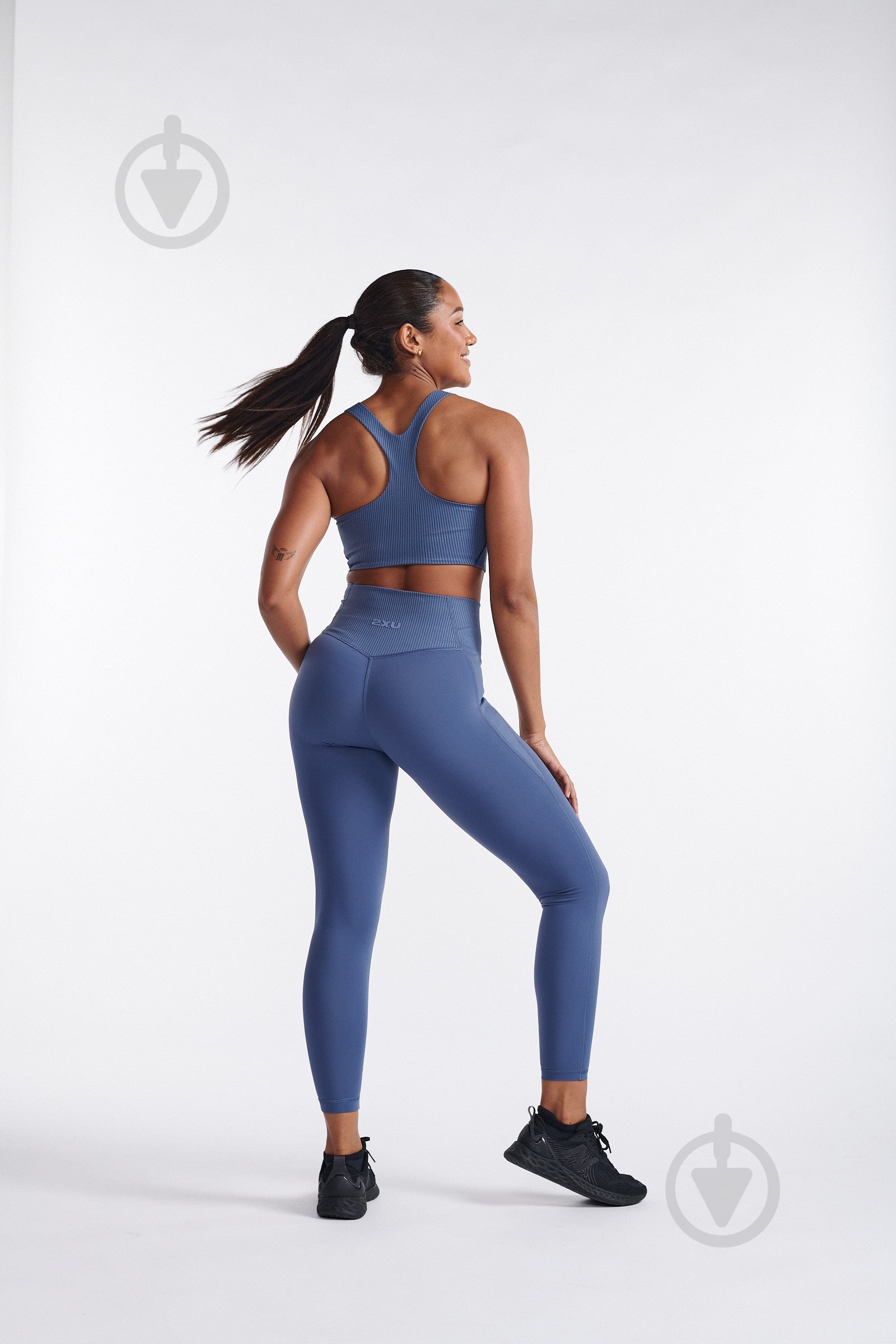 Бра 2XU RIBBED LONGLINE BRA WR7280a_IND/BST р.S серый - фото 8