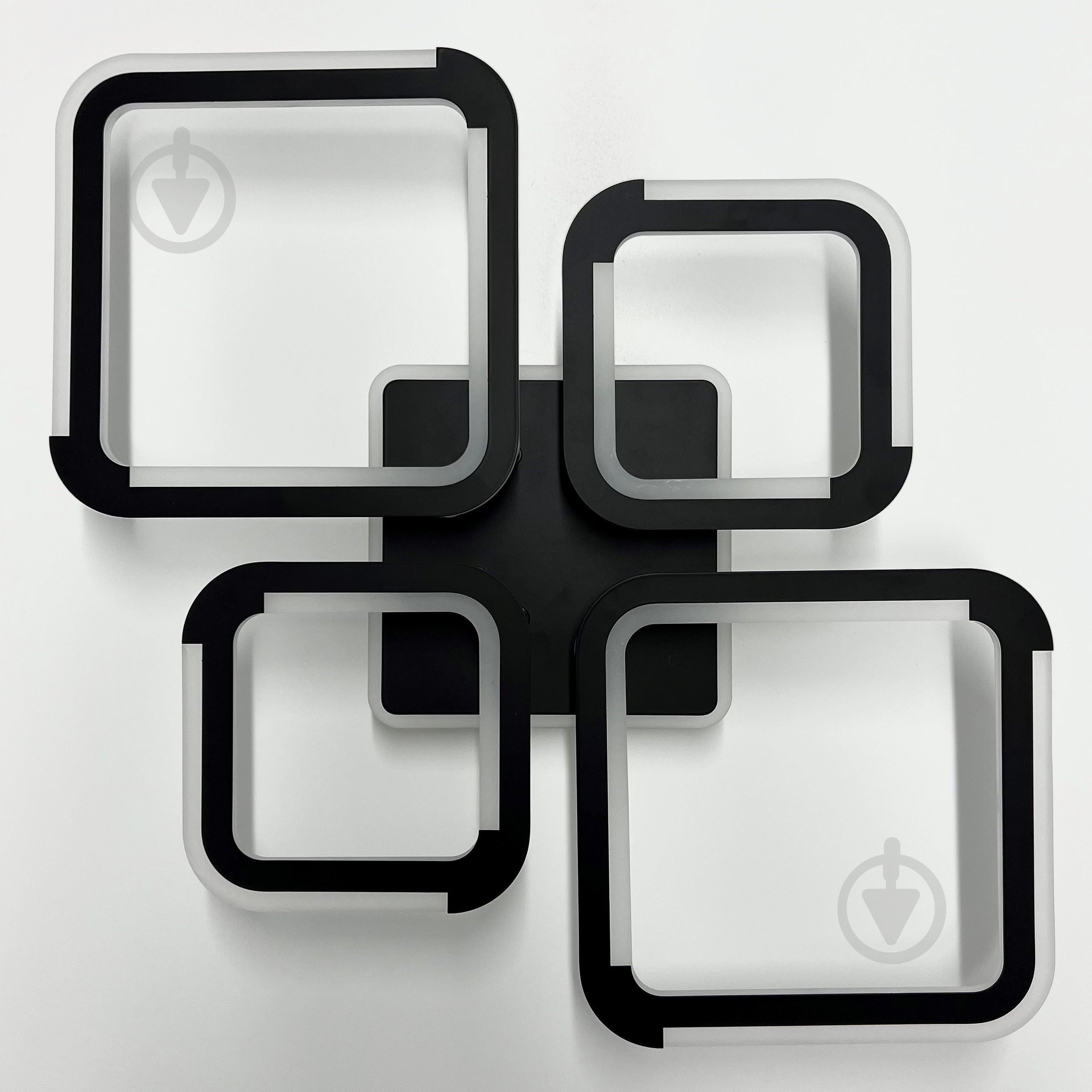 Люстра светодиодная Luminaria 4x75 Вт LED-модуль [019] Black SELENA 75W 5S BLACK - фото 7