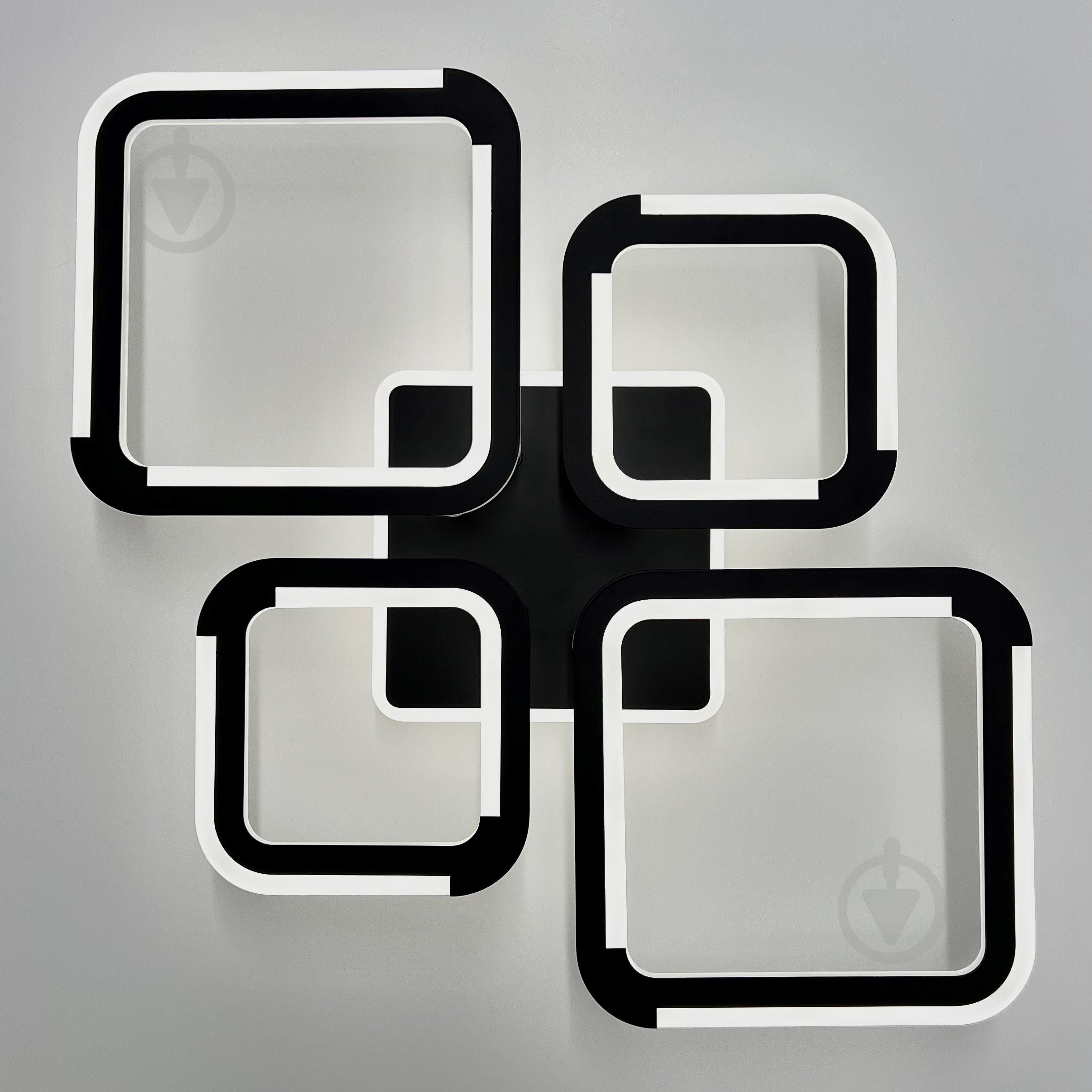 Люстра светодиодная Luminaria 4x75 Вт LED-модуль [019] Black SELENA 75W 5S BLACK - фото 10