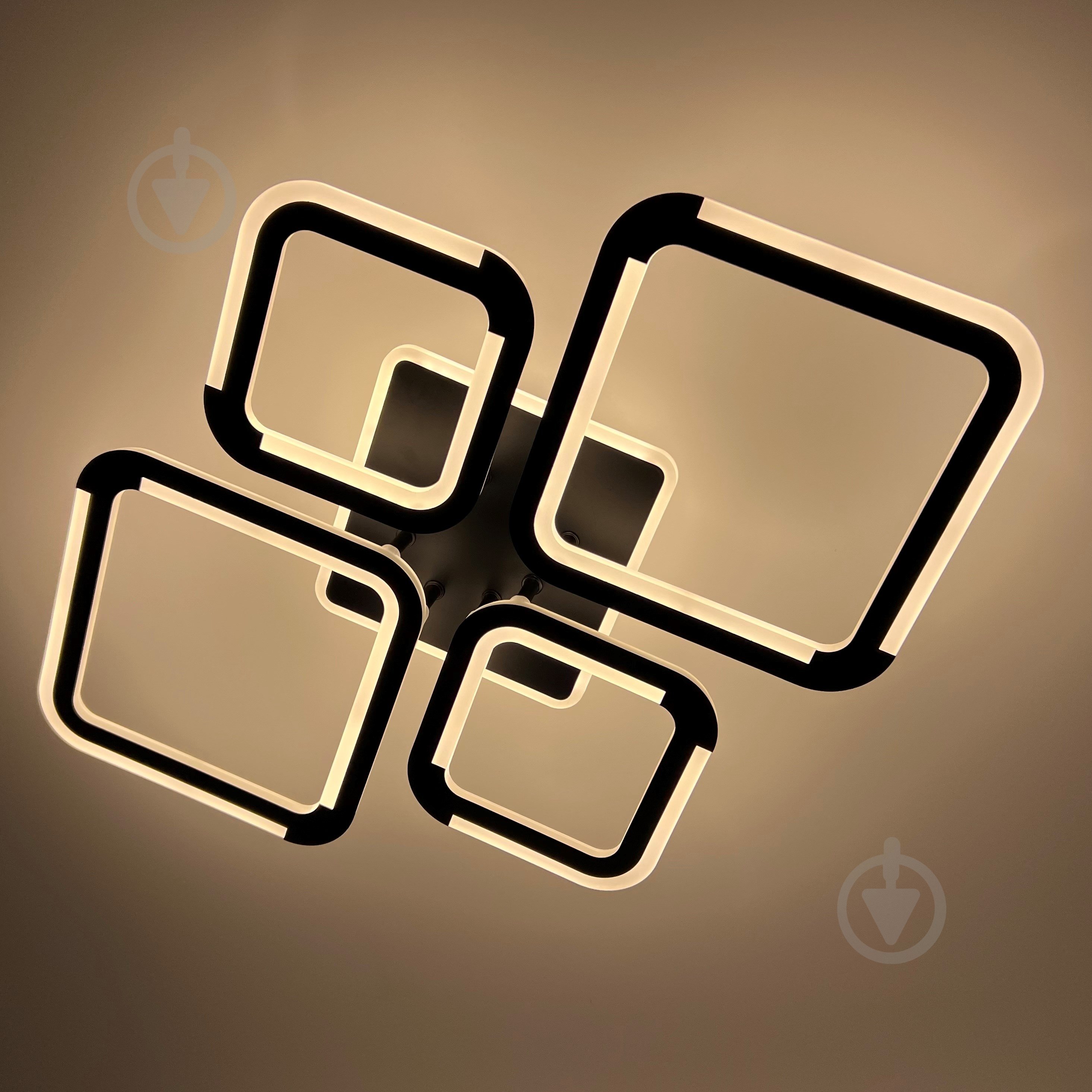 Люстра светодиодная Luminaria 4x75 Вт LED-модуль [019] Black SELENA 75W 5S BLACK - фото 6