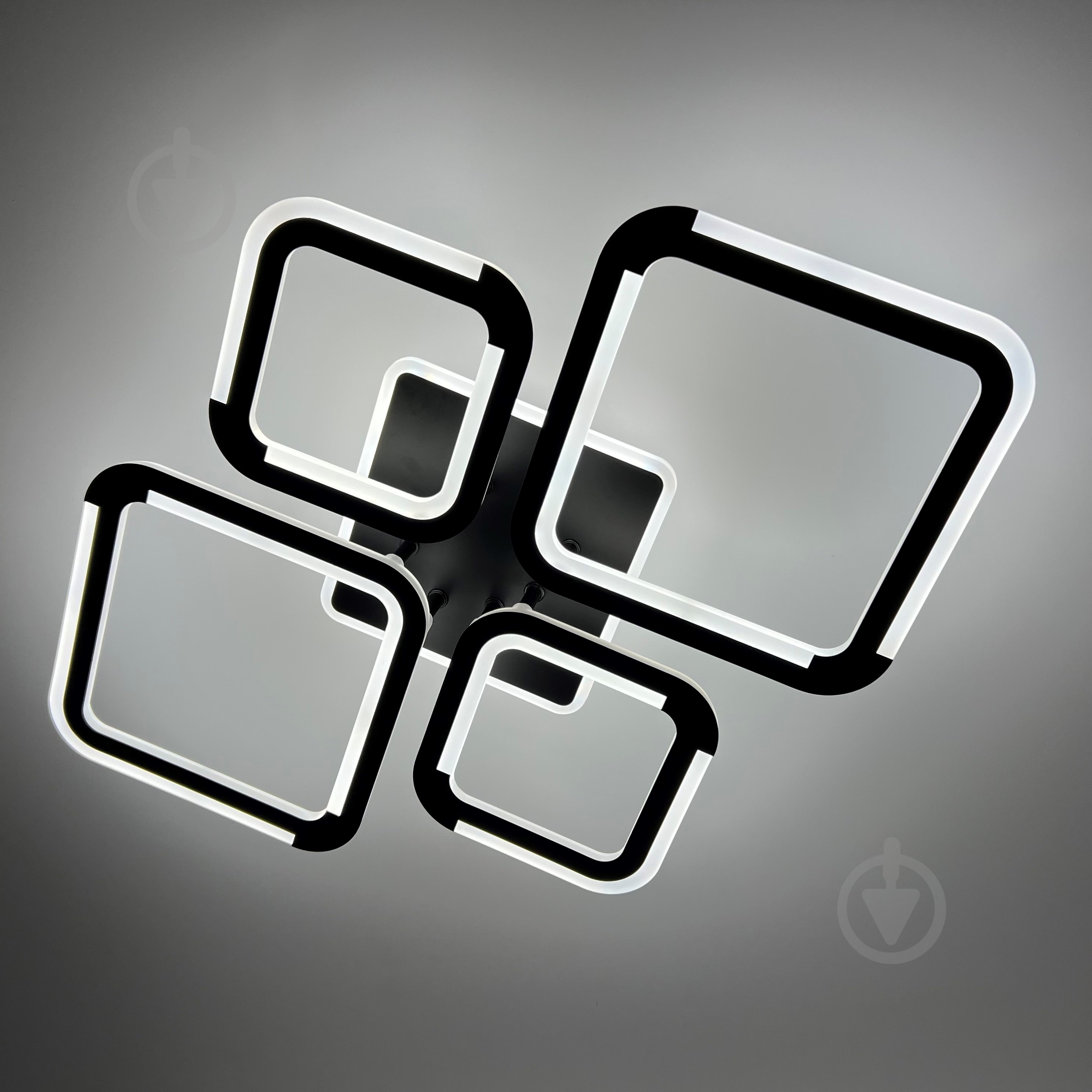 Люстра светодиодная Luminaria 4x75 Вт LED-модуль [019] Black SELENA 75W 5S BLACK - фото 4