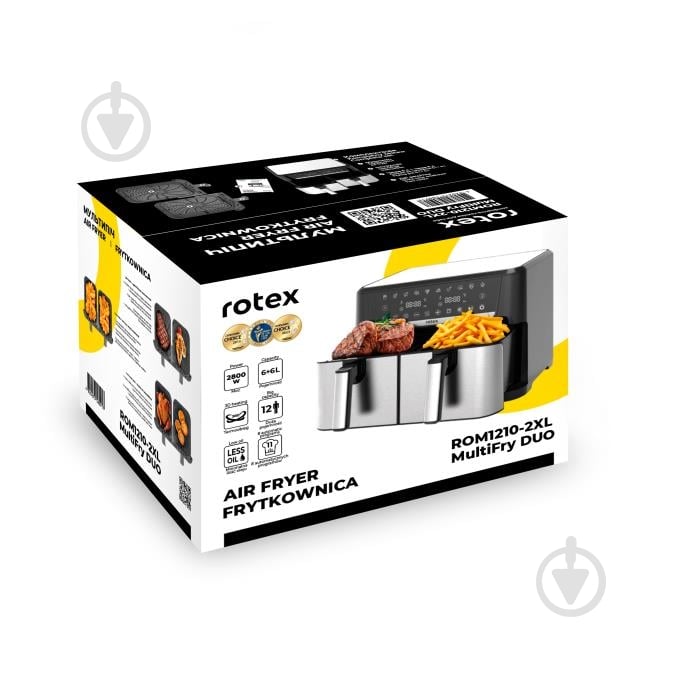 Мультипечь Rotex ROM1210-2XL MultiFry DUO - фото 12