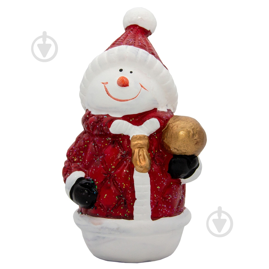 Украшение новогоднее Девилон Снеговик 13,5 см - фото 1 Украшение новогоднее Девилон Снеговик 13,5 см - фото 1