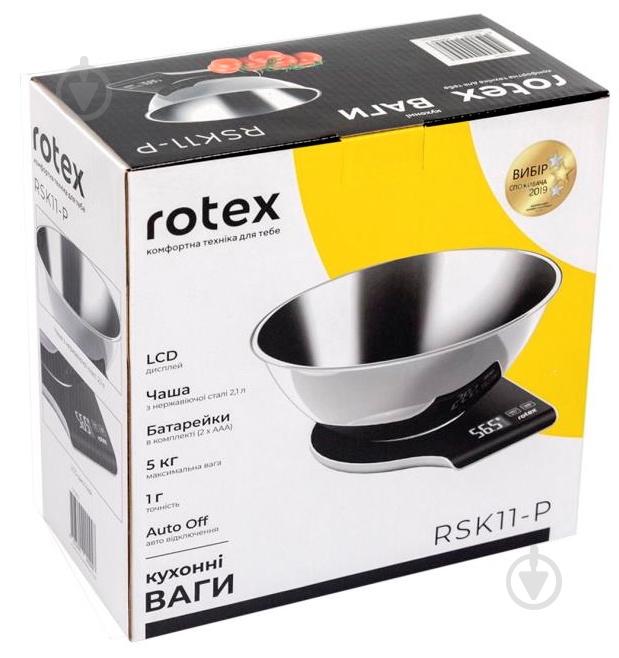 Ваги кухонні Rotex RSK11-P - фото 2 Ваги кухонні Rotex RSK11-P - фото 2