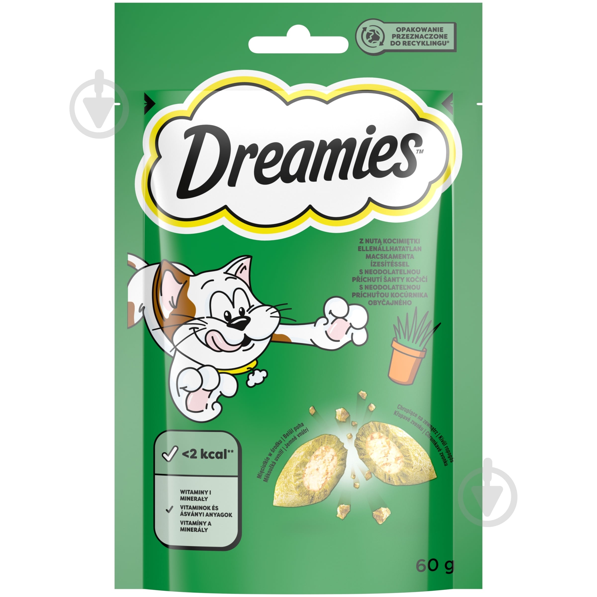 Лакомство Dreamies Кошачья мята 60 г - фото 1