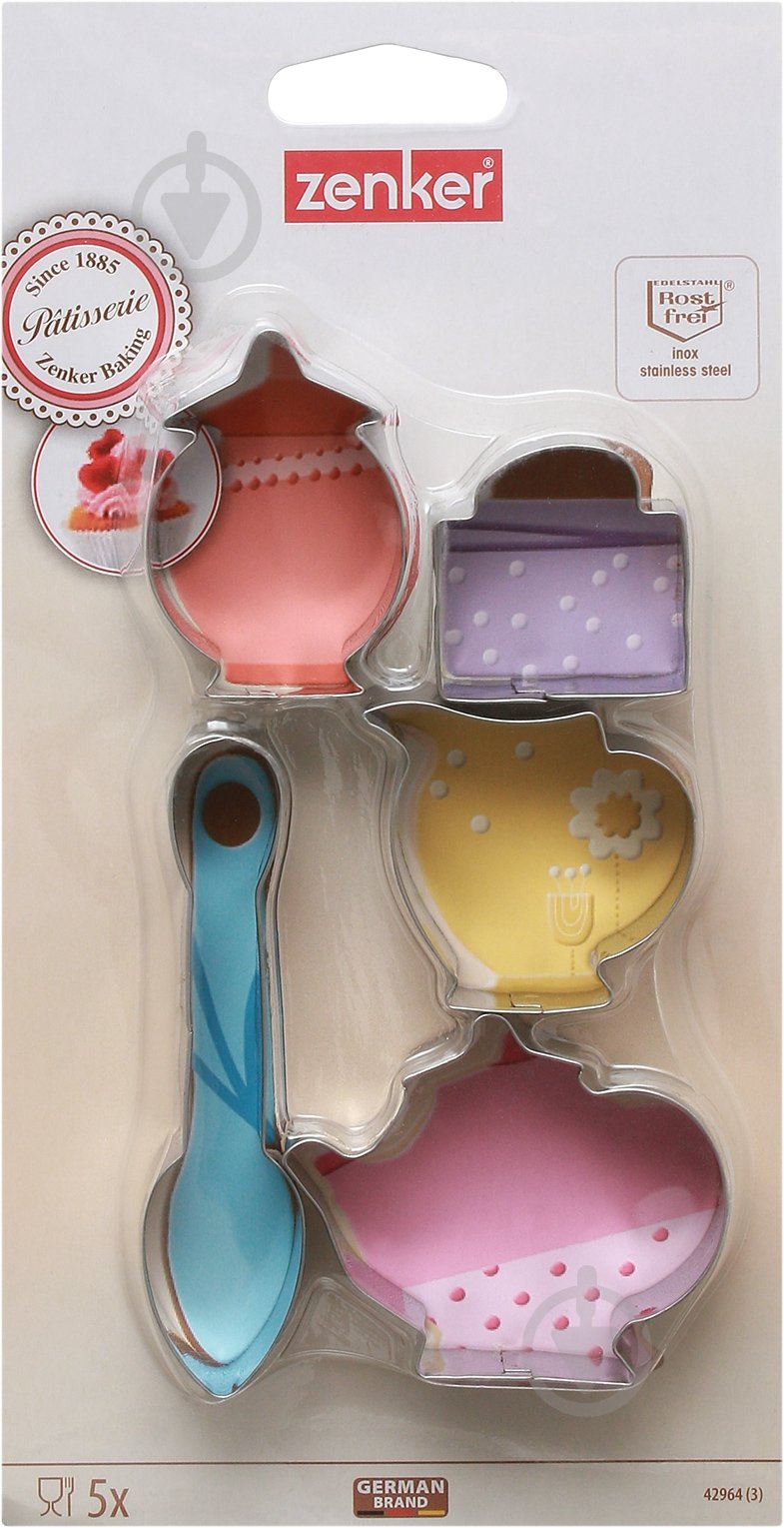 Набор форм для печенья Zenker 5 шт. 42964 - фото 2 Набор форм для печенья Zenker 5 шт. 42964 - фото 2