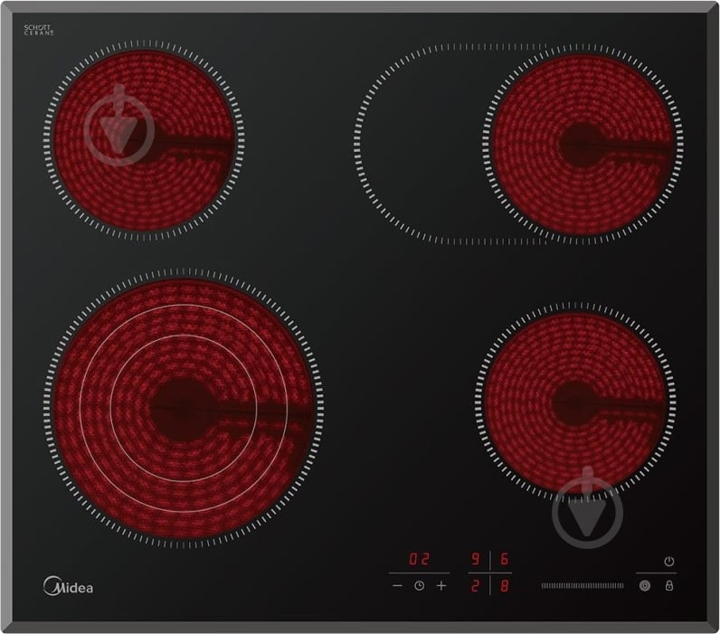 Варочная поверхность электрическая Midea MC-HF672B - фото 2 Варочная поверхность электрическая Midea MC-HF672B - фото 2