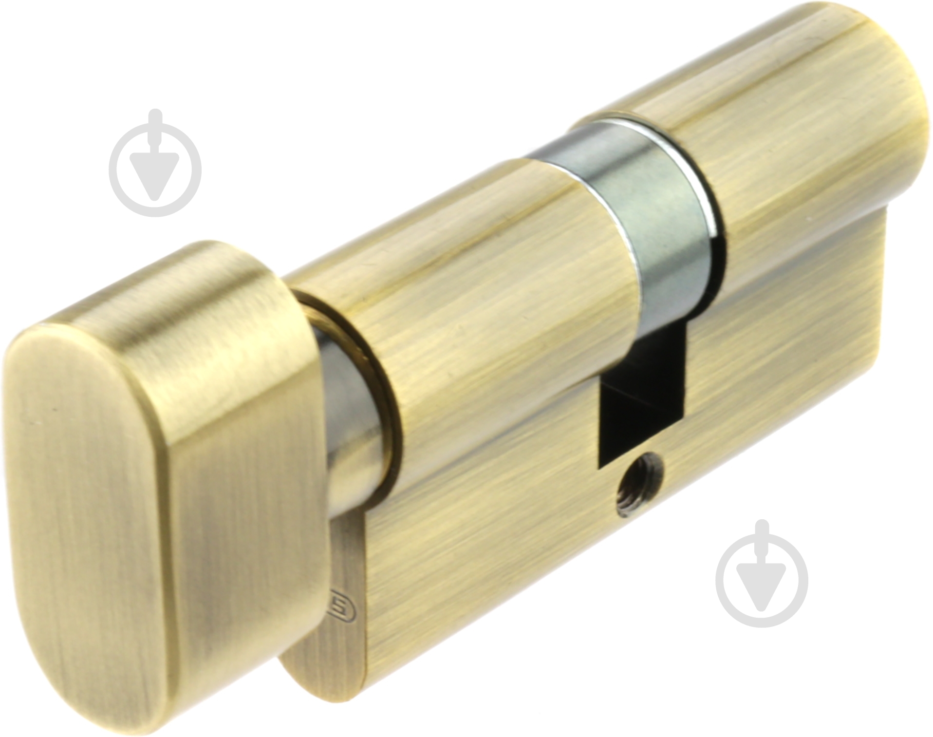 Цилиндр Abus D6 30x30 ключ-вороток 60 мм старая бронза - фото 2