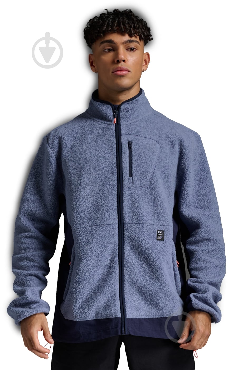Джемпер 2XU POLARTEC FULL ZIP JACKET UR7287a_BST/MDN р.L синий - фото 1