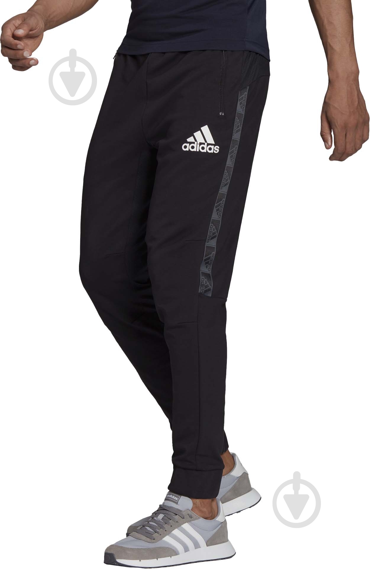 Штани Adidas M MT PT H28788 р. M чорний - фото 1 Штани Adidas M MT PT H28788 р. M чорний - фото 1