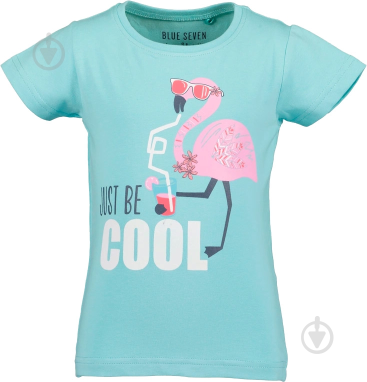 Футболка детские Blue Seven JUST BE COOL in sea р.110 морской 702278 X * 98 - фото 1