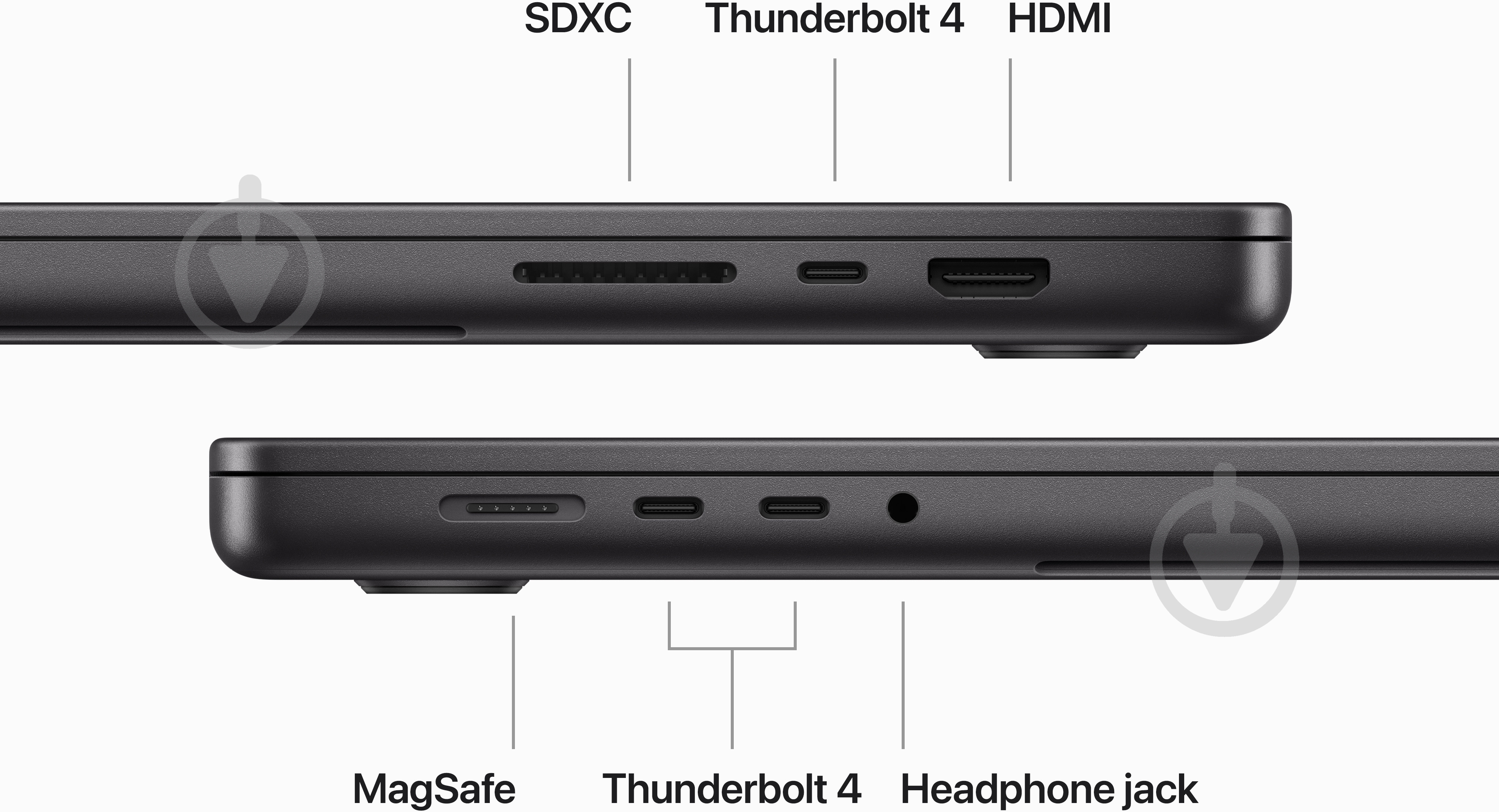 Ноутбук Apple MacBook Pro16 M3 Max 16,2" (MRW33UA/A) space black - фото 5