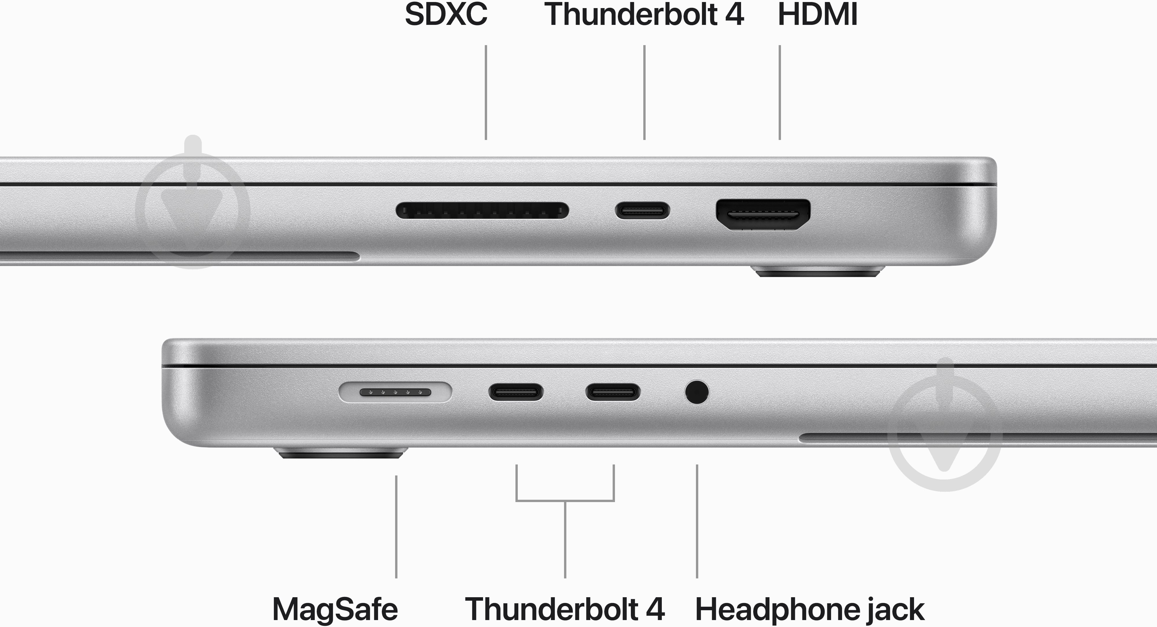 Ноутбук Apple MacBook Pro16 M3 Pro 16,2" (MRW63UA/A) silver - фото 5 Ноутбук Apple MacBook Pro16 M3 Pro 16,2" (MRW63UA/A) silver - фото 5