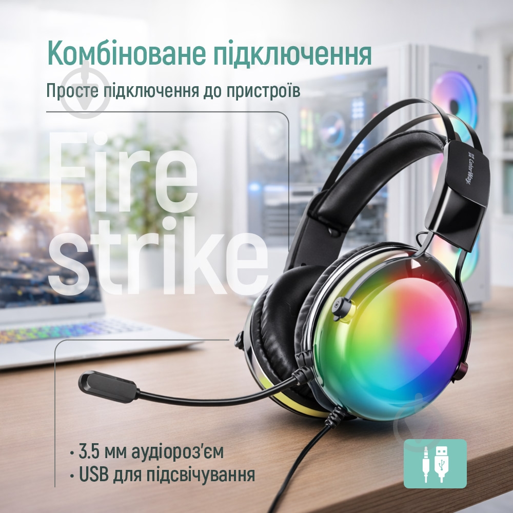 Наушники ColorWay black (CW-HPG04BK) - фото 6