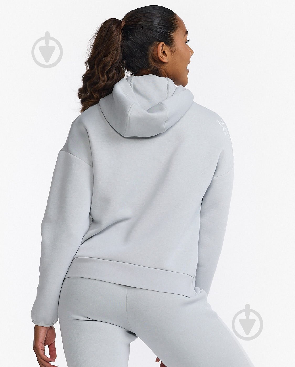 Джемпер 2XU Commute Full Zip Hoodie WR7078a_HBM/WHT р.L серый - фото 5 Джемпер 2XU Commute Full Zip Hoodie WR7078a_HBM/WHT р.L серый - фото 5