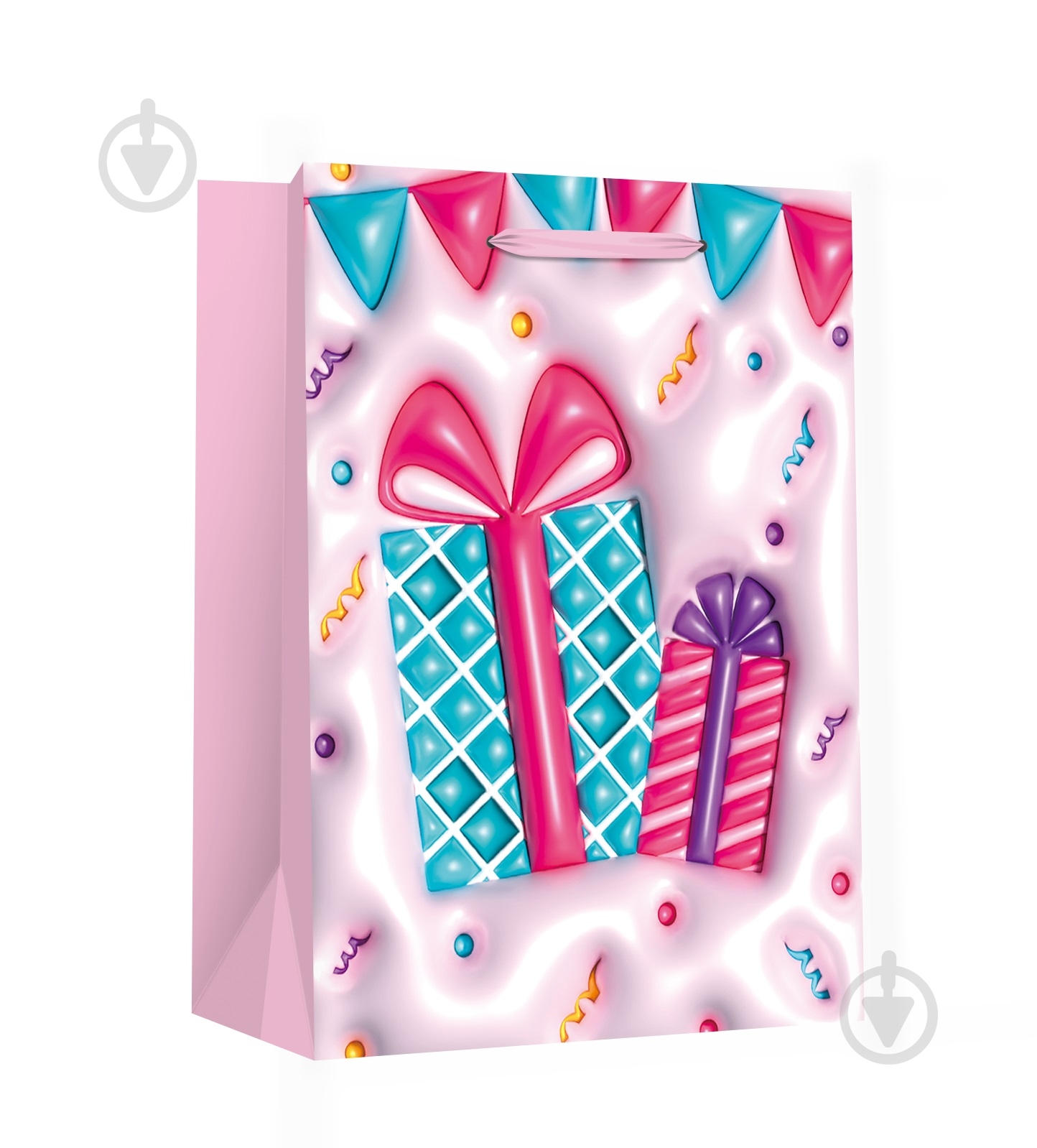 Пакет подарочный LARGE Birthday в ассортименте - фото 3
