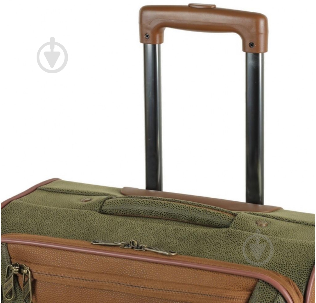 Чемодан Members Boston (S) Olive Green 30 л зеленый - фото 4