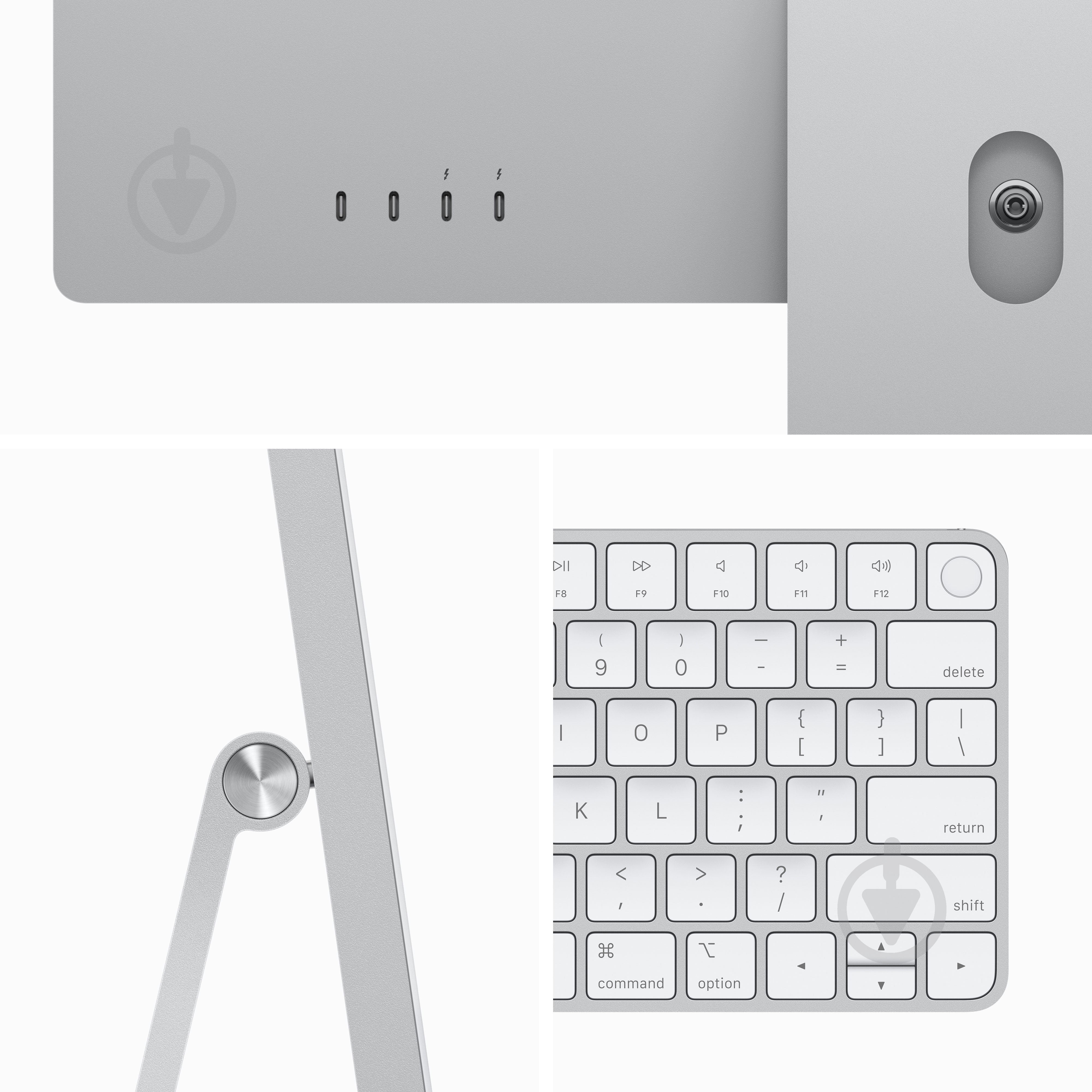 Моноблок Apple iMac 24 (MQRK3UA/A) silver 512GB - фото 3