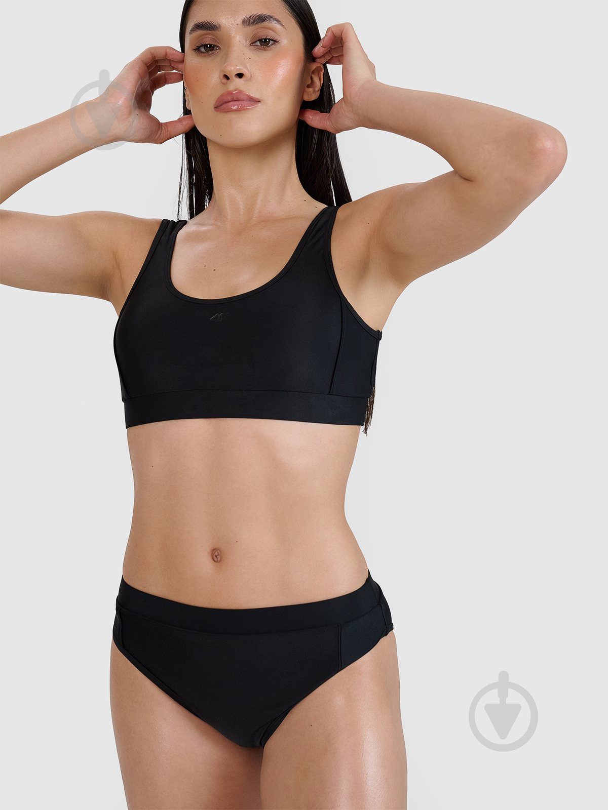 Бра 4F BIKINI TOP F077 4FWSS25UBKTF077-20S р.XS чорний - фото 3 Бра 4F BIKINI TOP F077 4FWSS25UBKTF077-20S р.XS чорний - фото 3