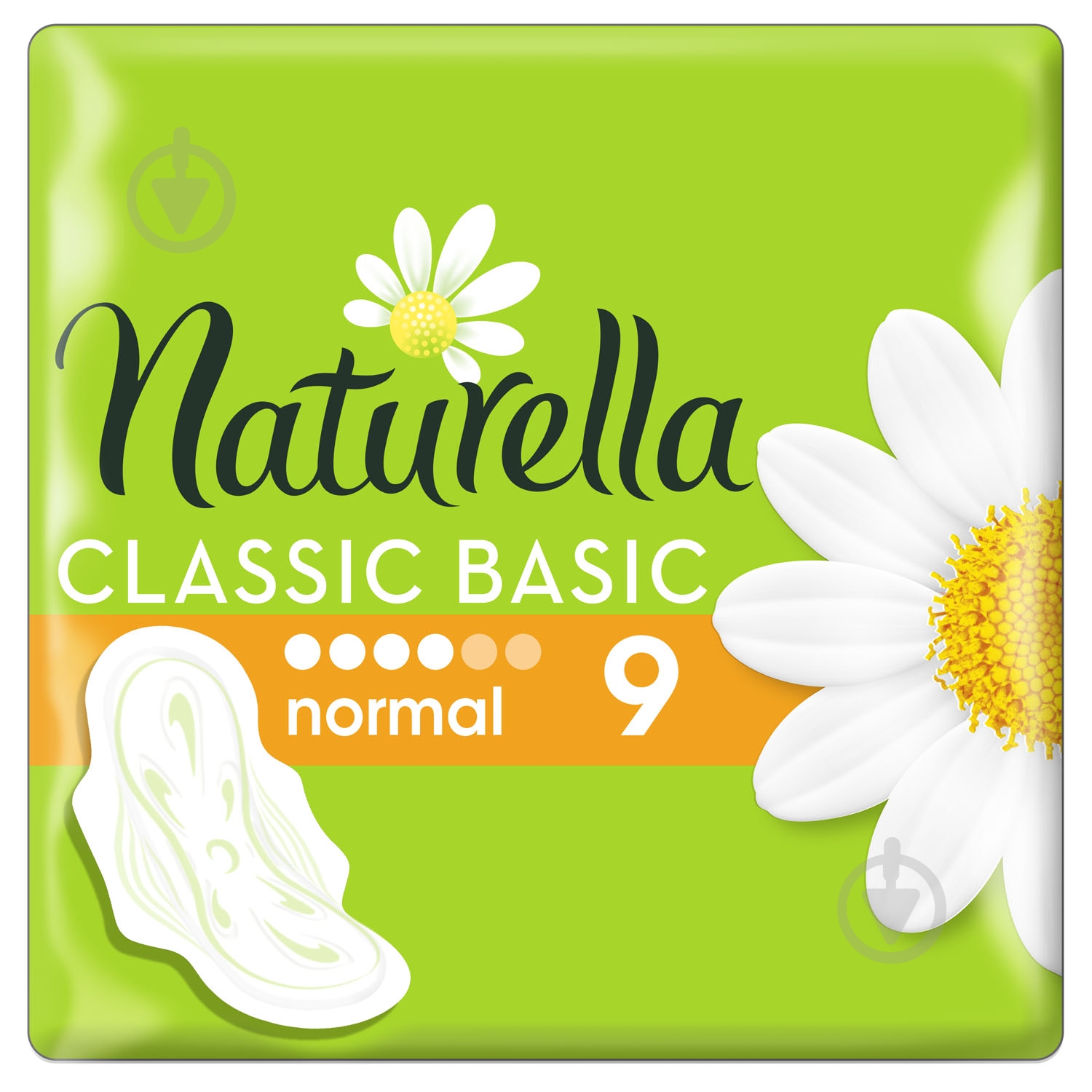 Прокладки гігієнічні Naturella Classic Basic normal 9 шт. - фото 1 Прокладки гігієнічні Naturella Classic Basic normal 9 шт. - фото 1