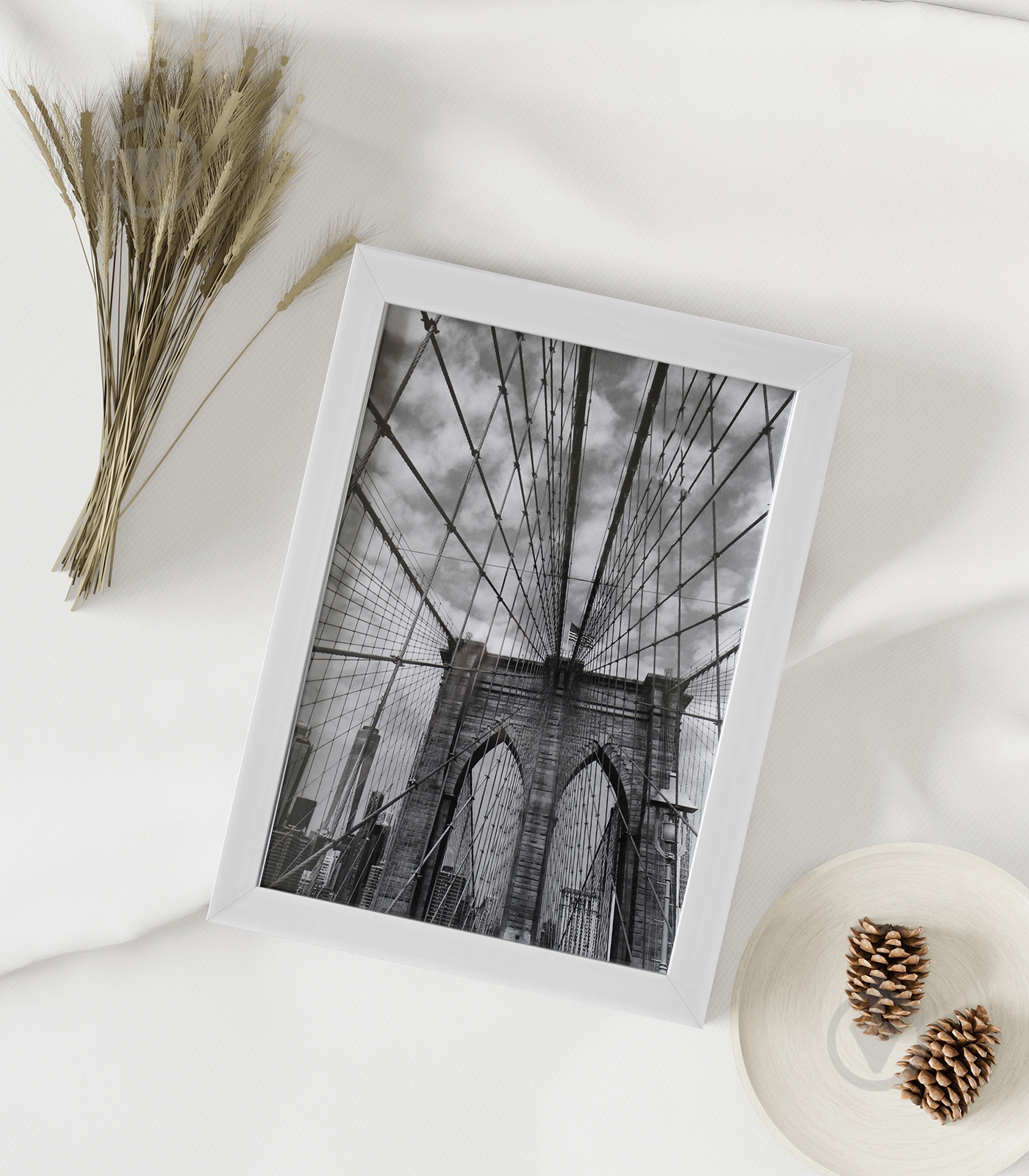 Рамка для фотографии со стеклом MARCO decor 2216 1 фото 21х30 см белый - фото 5
