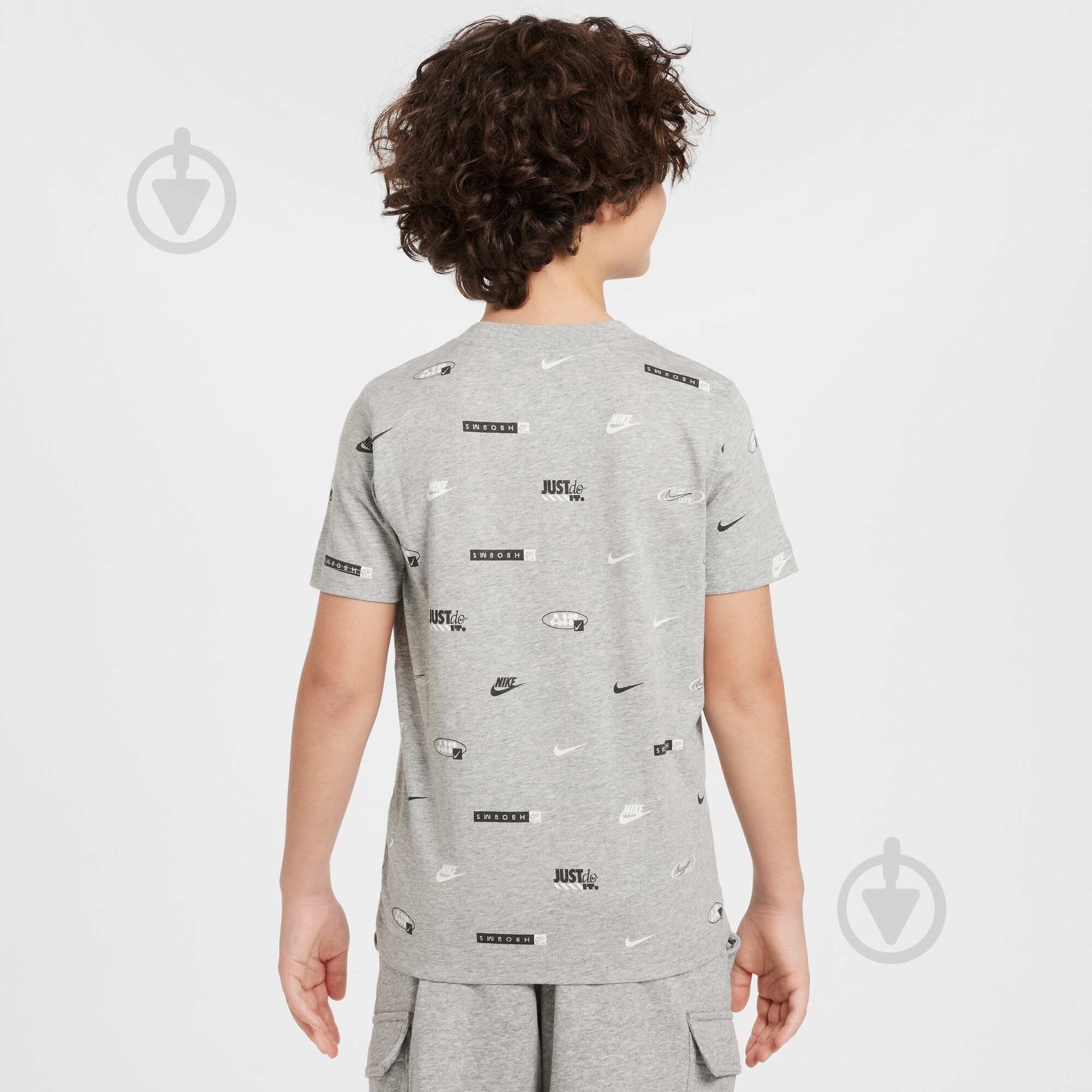 Футболка Nike K NSW TEE AOP HM5851-063 р.XL сірий - фото 2