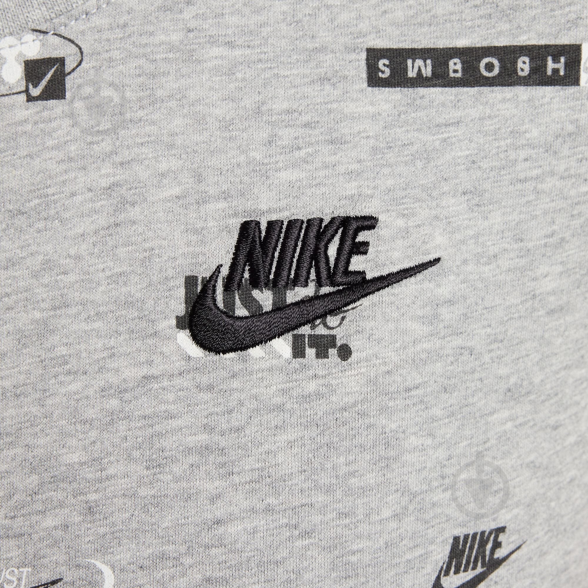 Футболка Nike K NSW TEE AOP HM5851-063 р.XL сірий - фото 4