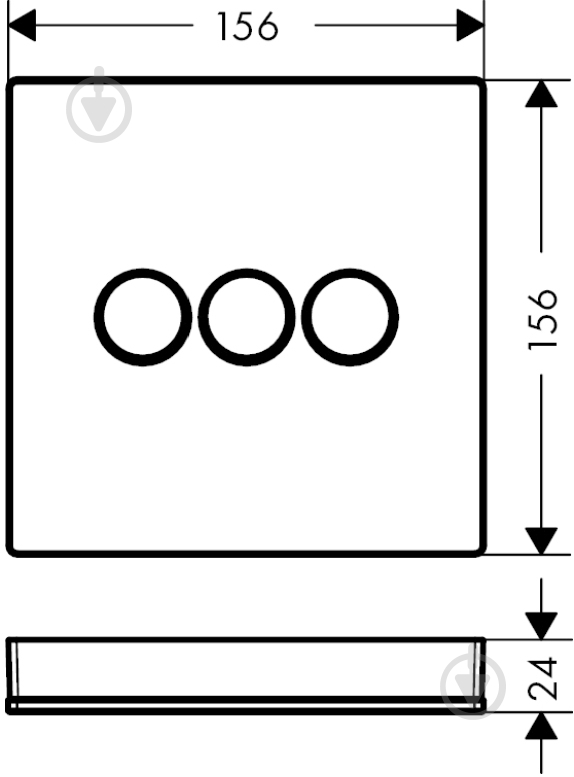Переключатель Hansgrohe ShowerSelect 15736400 - фото 2
