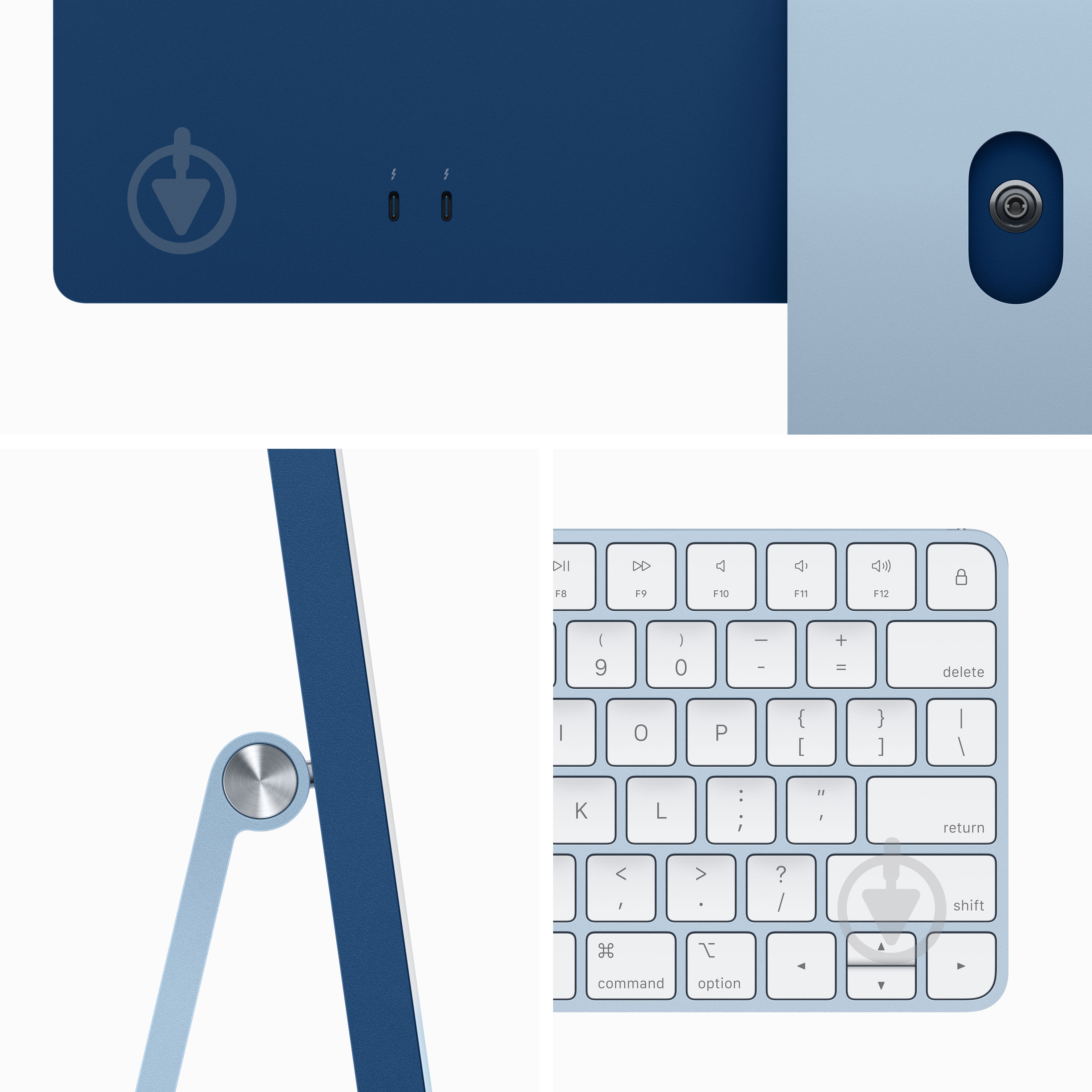 Моноблок Apple iMac 24 (MQRC3UA/A) blue 256GB - фото 3